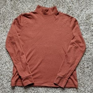 Burnt Orange Turtleneck Sweater
